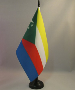 bandeira nacional de mesa de comores / bandeira de mesa de país de comores