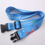 full printed luggage belt / baggage strap with adjustable buckle