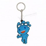 custom made soft PVC keychain 3D rubber key tag 2D keyring