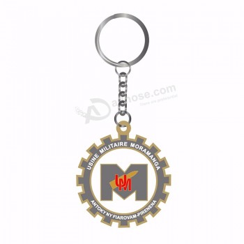 rubber key chain custom silicone tag Customized pvc keychain with logo