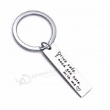 Tropfenverschiffen fahren sicher, dass ich Sie hier mit mir Edelstahlschlüsselanhänger keychain benötige
