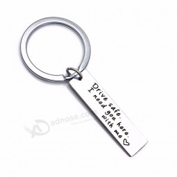 Tropfenverschiffen fahren sicher, dass ich Sie hier mit mir Edelstahlschlüsselanhänger keychain benötige