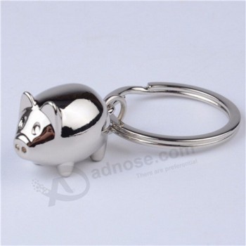 3D charme chaveiro decoração presentes keyfob atacado 1 pcs lindo presente bonito mini Porco chaveiro chave do carro anel mulheres presentes