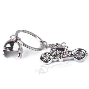 NEUE 1 STÜCK mini motorrad und helm motorrad cool keychain schlüsselanhänger ring schlüsselanhänger kreative party geschenk