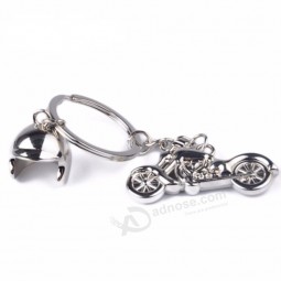 NUEVO 1PC mini motocicleta y casco moto llavero genial llavero anillo llavero llavero regalo de fiesta creativo