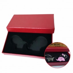 Amante da moda casal chaveiro chaveiro recipiente caixa de armazenamento à prova de poeira novo