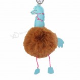 schattige paard faux bont bal sleutelhanger sleutelhanger hanger tas autosleutel houder decor cadeau nieuw