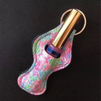 10 개 다채로운 립스틱 가방 파우치 개인 키 체인 열쇠 고리 키 홀더 가방 자동차 장식 새로운