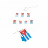 カスタムデザイン印刷キューバ文字列旗布フラグ