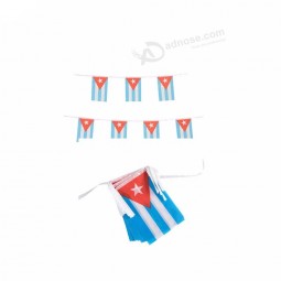 Custom design print Cuba string bunting flags