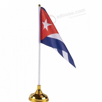2019 neue populäre Chef Tisch stehen Kuba Land Schreibtisch Flagge