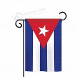 30 * 45cm 600d 폴리 에스테 직물 비바람에 견디는 수입품 쿠바 정원 깃발