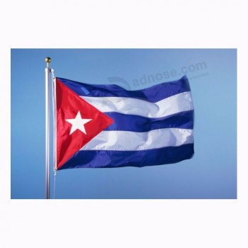 3x5 foot outdoor vivid color and UV fade resistant cuba 3ft x 5ft printed polyester fabric material flag