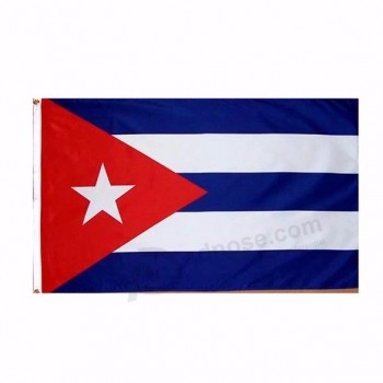 3 x 5 Fuß im Freien lebendige Farbe und UV-beständig verblassen Kuba 3 x 5 Fuß gedruckt Polyester Stoff Material Flagge
