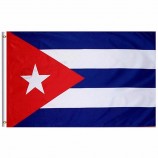 쿠바 국기 3x5 FT 150x90cm 배너-생생한 컬러 및 UV 페이드 방지-쿠바 국기 폴리 에스터