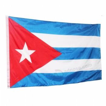 3x5 pés de poliéster bandeira de cuba país interior bandeira ao ar livre decoração de casa decoração da parede bandeira de poliéster