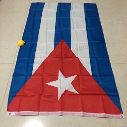 3x5ft custom polyester sublimation printing cuban cuba flags