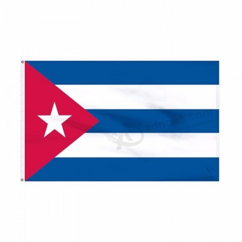 Customized CUBA NATIONAL FLAGS with high quality