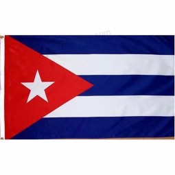 150x90cm High Quality Double Sided Printed Polyester Cuba flag