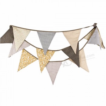 cotton buntings coloured flags decoration party buntings