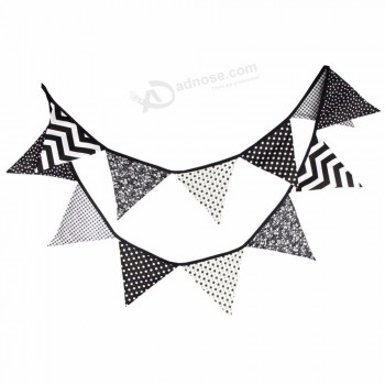 Party Decoration Cotton Cloth Pennants birthday Wedding Banners