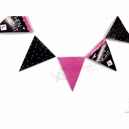 estopa de casamento papel decorativo banner bunting