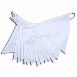 witte wimpel vlaggen banner / bunting string vlag