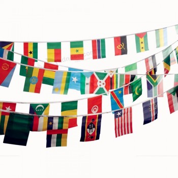 wimpels vlag wimpels bunting wereld string vlag