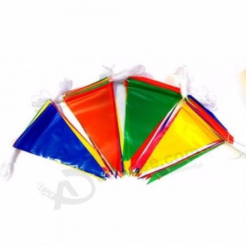 advertising triangle bunting string flag
