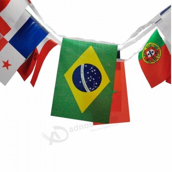 country rectangle bunting flags For sale