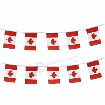 decorações poliéster bandeira canadá bunting atacado