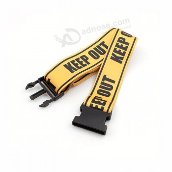 Wholesale custom sublimation printing cross monogrammed lightweight luggage straps for travel