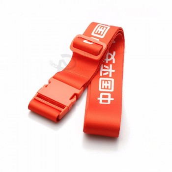 wholesale personalized design lockable fabric lightweight luggage straps for travel