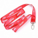 aangepaste logo afdrukken sublimatie lanyard fabrikant