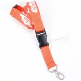 Cordones impresos en serigrafía con logotipo personalizado para el titular de la tarjeta de identificación