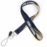 benutzerdefinierte Logo Siebdruck Polyester Marken Lanyard