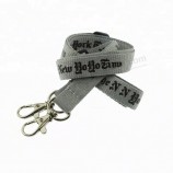 billige benutzerdefinierte logo siebdruck nylon medaille lanyard
