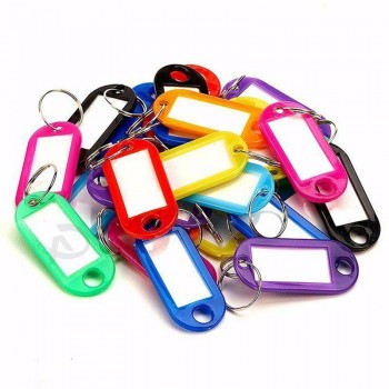 Mehrfarbenplastik 30pcs / Bag pp. Schlüsselkartenzeichengepäckanhängerhotelhotelnummerklassifizierungskarte keychain
