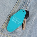 The golden girls llavero Key Tag shady pines casa de retiro Llaveros llavero de plástico azul para fanáticos joyería de comedia para amigo