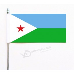 Großhandel benutzerdefinierte beste Qualität Dschibuti ultimative Tisch Schreibtisch Flagge