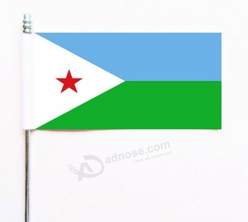 Großhandel benutzerdefinierte beste Qualität Dschibuti ultimative Tisch Schreibtisch Flagge