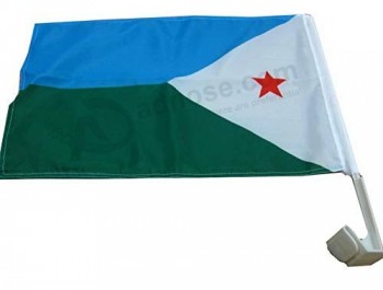 Großhandel 12x18 Dschibuti Land Auto Fahrzeug 12x18 Flagge | Modell FLG-5521