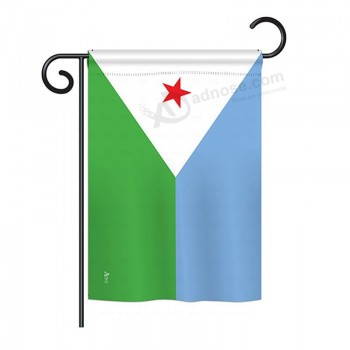Dschibuti Flaggen der Welt Nationalität Eindrücke dekorative vertikale 28 