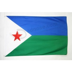 Dschibuti Fahne 3 'x 5' - Dschibuti Fahnen 90 x 150 cm - Banner 3x5 ft