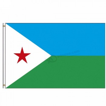 China Produkte 3 * 5ft Dschibuti Flaggen mit hoher Qualität