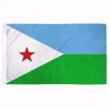 Wholesale custom high quality 3*5ft polyester printed Djibouti country flag