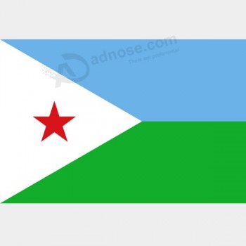 garantierte Qualität angemessener Preis benutzerdefinierte Dschibuti Land Nationalflagge