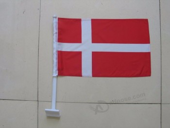 bandera tejida del clip de la ventana del coche de Croacia del país del poliéster