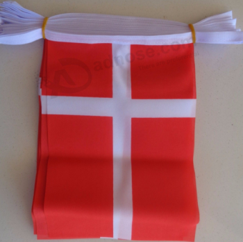 China Lieferant Dänemark String Flag Bunting Hersteller