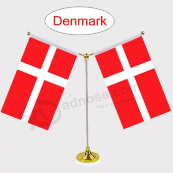 banderas de sobremesa de poliéster mini office denmark